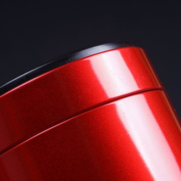 Amosfun 3Pcs Red Tinplate Canisters for Home Storage Sealed Containers Ideal for Tea Coffee Sugar