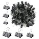 thumbnail image 5 of 120x Clips para carpetas, abrazadera para encuadernación de documentos, Clips para suministros de oficina, Clip de papel para archivos de Office, docu, 5 of 8