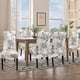 thumbnail image 2 of Juego de 6 fundas elásticas para sillas de comedor SearchI con forma de flor, 2 of 7