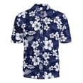thumbnail image 3 of Camisa Casual Estampada De Manga Corta Para Hombre Hawaiano, 3 of 8