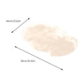 thumbnail image 3 of Faux Sheepskin Area Rug with Cold Proof and Non-Slip Irregular Design, Soft Sink-In Comfort for Household Use, Multi-Purpose as Tea Table Floor Mat Sofa Cushion Decor, 3 of 3