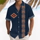 thumbnail image 2 of Hawaiian Shirt For Men, Men's Vintage Button Down Bowling Shirts Short Sleeve Summer Beach ShirtL, 2 of 5