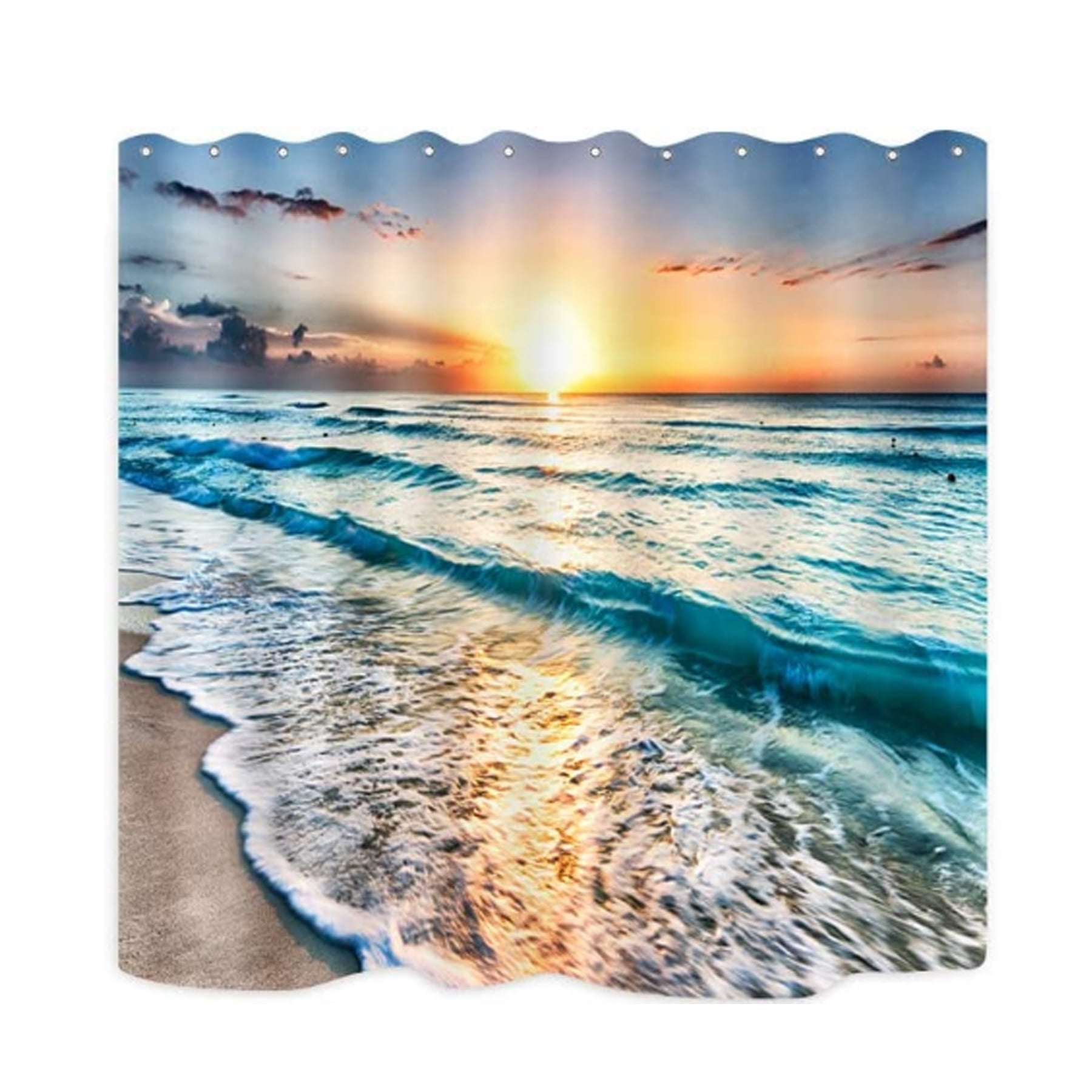Ocean Shower Curtain - Walmart.com