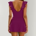 thumbnail image 4 of MDUKONU Women's Vintage Ruched One Piece Swimsuit Racing Swimsuit RD2 S, 4 of 6