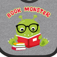 thumbnail image 4 of Inktastic Book Monster Boy Boys or Girls Baby Bib, 4 of 4