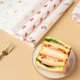 thumbnail image 5 of 50 Sheets Oil Resistant Food Wrapping Paper | 8.4x9.8 Inch White Khaki Baking Parchment Liners for Pastries Cakes Sandwiches Burgers & Party Snacks, 5 of 8