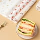 thumbnail image 5 of Printed Food Packaging Paper Oil Resistant | Wax Coated Food Wrap | Waterproof Greaseproof Liners for Pastries Burgers Sandwiches | 50 Sheets | 8.4 x 9.8 in | White Khaki | Disposable, 5 of 8