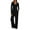 Black, variant on Kaemgyyd Two Piece Lounge Sets for Women Soft Wide Leg Pants Basic Slim Long Sleeve Tops Workout Athletic Matching Travel Outfits
