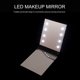 thumbnail image 5 of GOOHOCHY Espejo de maquillaje LED plegable con luz y dos lados, espejo cosmético de belleza de mano., 5 of 7