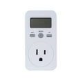 thumbnail image 1 of Pantalla LCD Uso de electricidad Medidor de potencia Socket Energía Vataje KWH Analizador de costos Meterk Enchufe, 1 of 6