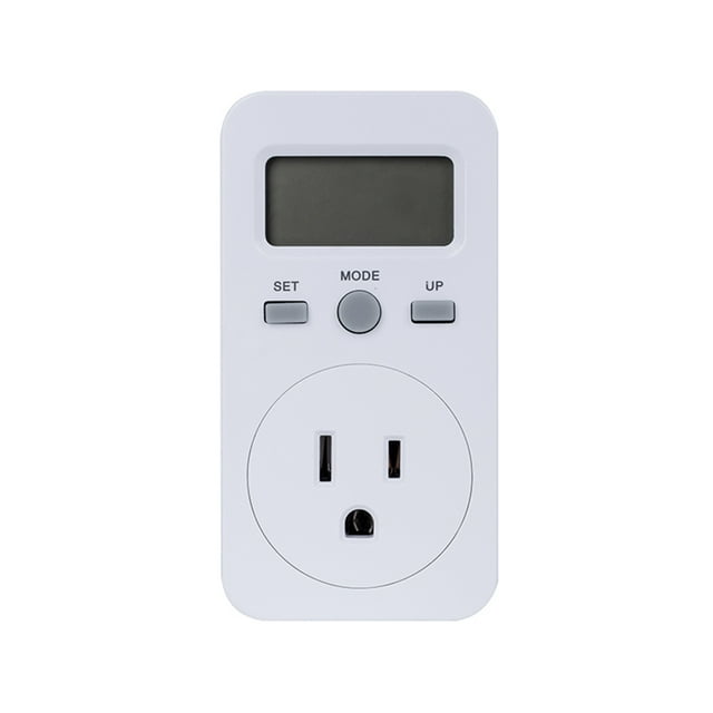 Pantalla LCD Uso de electricidad Medidor de potencia Socket Energía Vataje KWH Analizador de costos Meterk Enchufe