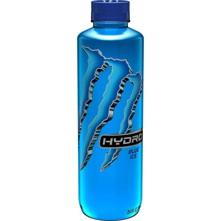 Monster Energy Hydro Sports Drink, Blue Ice, 25.5 ounce (Pack of 12)