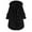 Black, variant on Viikei Plus Size Womens Coats Clearance for Winter Coats for Women Cardigan Coat Fleece Irregular Long Sleeve Button Pocket Hooded Coat