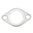 thumbnail image 1 of Piezas de automóvil, junta de brida de tubo de escape, 2 pernos, acero perforado resistente a altas temperaturas, 1,75 pulgadas/45mm para tubos descendentes para codos Turbo ANGGREK AE3669, 1 of 8