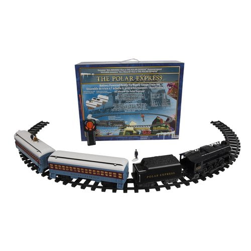polar express toy train costco