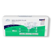 Seni Super Plus Adult Incontinence Brief L Heavy Absorbency Breathable / Overnight, S-LA25-BP1, Severe, 25 Ct