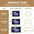 thumbnail image 5 of Throw Sofa Cover Soft Washable Decorative Couch Covers for 3 Cushion with Tassels Furniture Protector for Pets and Kids 71x102in, 5 of 5