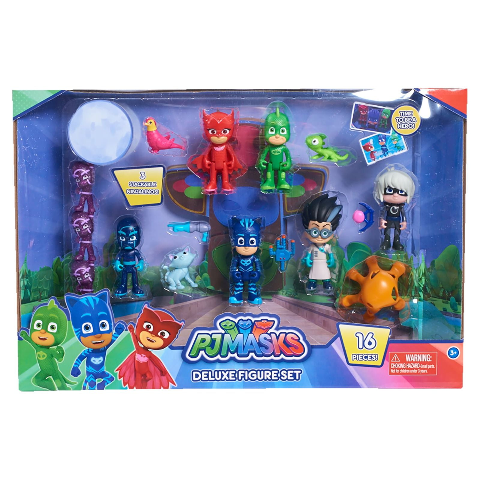 PJ Masks Deluxe 16 Piece Figure Set
