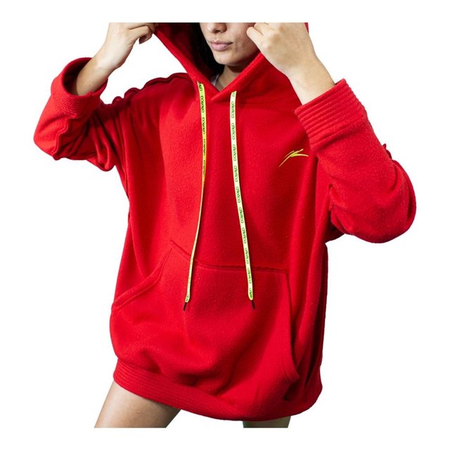 Hoodie para Sin género atletica Sudadera Talla EG Rojo
