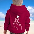 thumbnail image 2 of FUZHIQ Girl's Hoodie Long Sleeve Soft Sweatshirt Graphic Hoody Kids Cute Pullovers Top Clothes For Girls Boys, 2 of 6