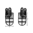 thumbnail image 3 of Krator MX Foot Pegs Motocross Dirt Bike Footrests L & R Compatible with 2000-2007 Honda XR650R, 3 of 5