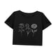 thumbnail image 3 of Camiseta corta para mujer de verano, ligera y cómoda, para el trabajo de vacaciones SG, 3 of 7