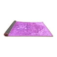 thumbnail image 2 of Ahgly Company Indoor Rectangle Medallion Purple Traditional Area Rugs, 2' x 3', 2 of 4