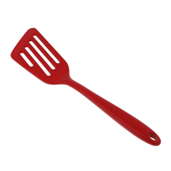 OULII 1Pc Red Silicone Steak Shovel Kitchen Utensil Smooth Edge Cooking Gadget
