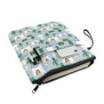 thumbnail image 3 of HELLHERO Cactus and Lamb Pattern Classic Book Sleeve with Waterproof Pocket Polyester Fabric Bible Carrier Tote Bag for Hardcover Books Men 11.42 x 8.66 Inch, 3 of 8