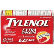 McNeil Tylenol Pain Reliever/Fever Reducer, 24 ea