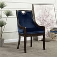 thumbnail image 7 of Chic Home June Neo Traditonal Velvet Nailhead Dining Chair, 7 of 7