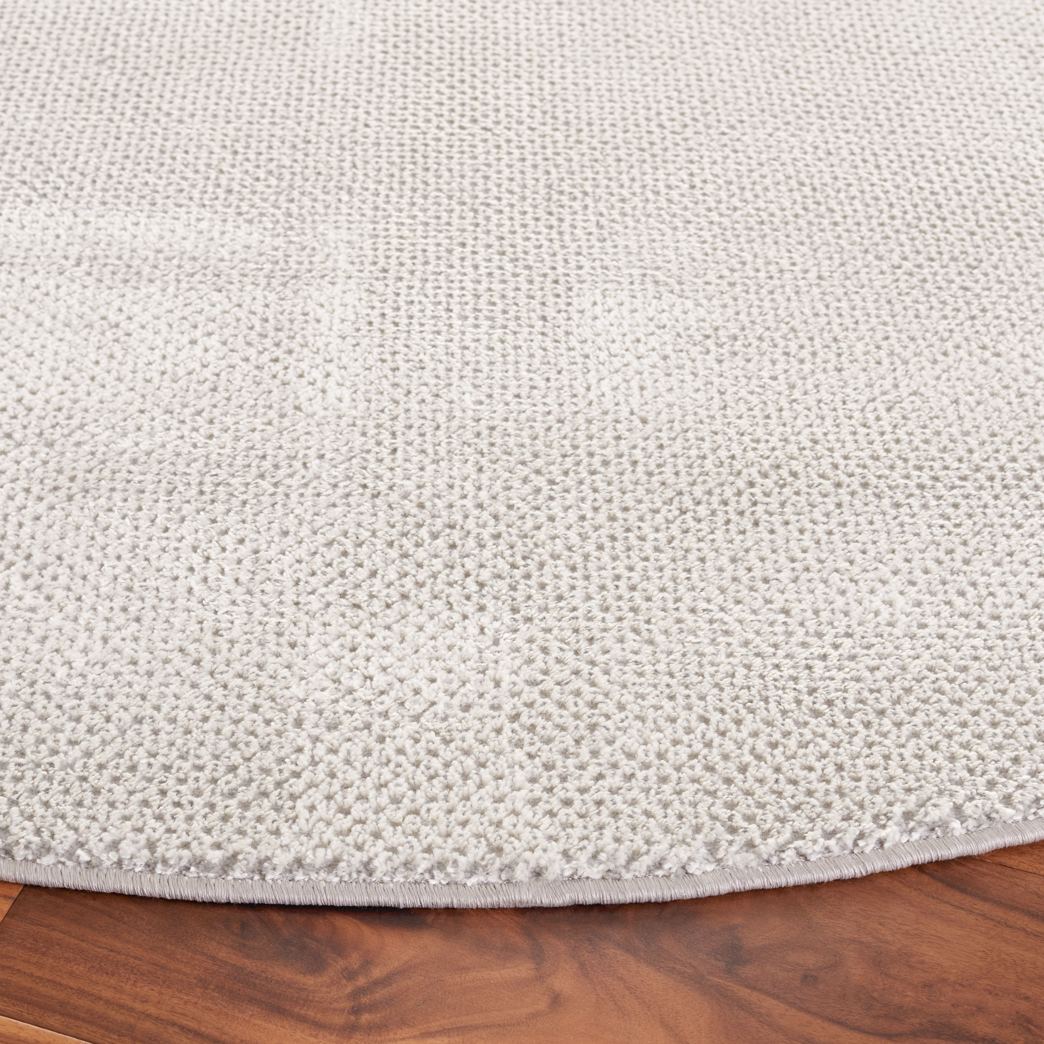 SAFAVIEH Continental Josif Solid Area Rug, Gray, 6'7" x 6'7" Round