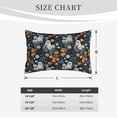 thumbnail image 4 of Fuzoiu Cute ghost in the flowers Print Fuzzy Pillowcases, Super Soft Pillow Case Cover with Zipper for Bedroom, Sofa, Couch,Cozy Pillow Shams for All Seasons-14"x20", 4 of 6
