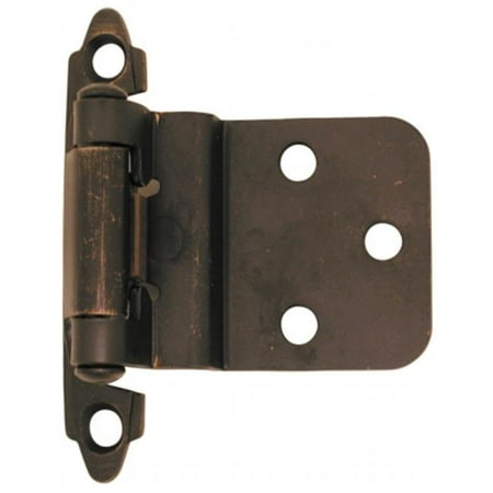 Self Closing Centerset - Ultra Oil Rubbed Bronze Designers Edge Self Closing .38in. Inset Hinge 34908
