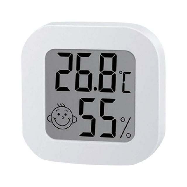 Indoor Hygrometer Humidity Gauge Monitor with -10℃-70℃ (14℉-158℉) and Humidity 10%RH-99%RH Sensor