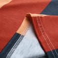 thumbnail image 6 of outfmvch t shirts for men spring summer casual turndown neck printed short sleeve t-shirt womens tops orange, 6 of 7