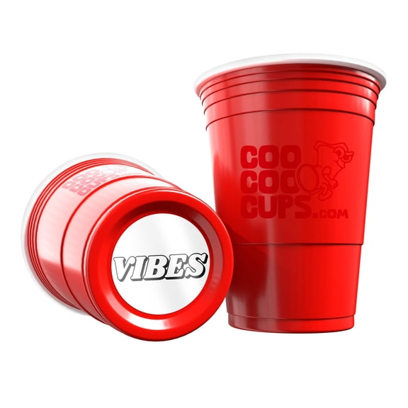 CooCoo Cups® 16oz "VIBES" Party Cups - 50 Count