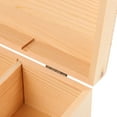 thumbnail image 6 of LOLIPPYY Wooden Sewing Tool Basket for Household Use, Small Wood Box for Sewing Needles and Pins Storage, 6 of 7