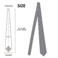 thumbnail image 2 of Fotbe Snowflake Christmas gnome Corbata Clásica para Hombre con Estampado – Corbata de Seda Jacquard Tejida, para Negocios, Bodas y Eventos Formales, 2 of 7