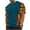 Blue, variant on ZCFZJW Fashion Leopard T-Shirts for Men Casual Patchwork Short Sleeve Round Neck Graphic Tees Tops Loose Lightweight Comfy Pullover Tops Gray L
