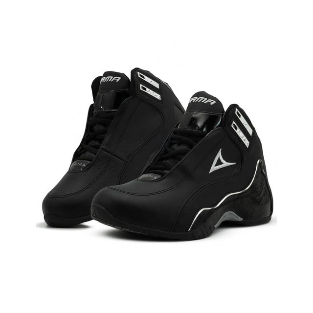 Tenis Bota Pirma Para Hombre Deportivos Basquetbol Negro negro 24.5