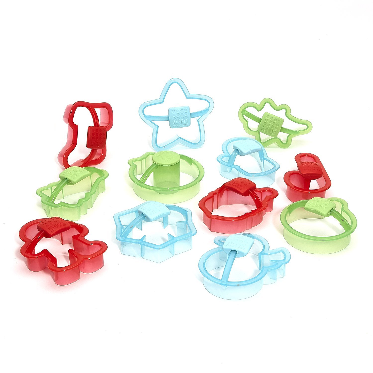 Good Cook Sweet Creations Christmas Cookie Cutter Set Plastic 12