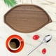 thumbnail image 3 of Bandeja de madera para comida de sushi, tabla de quesos decorativa, organizador de mostrador, postre de madera forma de hoja, 3 of 9