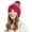 Red, variant on Diufon Women's Plush Warm Hat Ladies Winter Windproof Vintage Pattern Knitted Wool Hats Fleece Lined Ski Cap