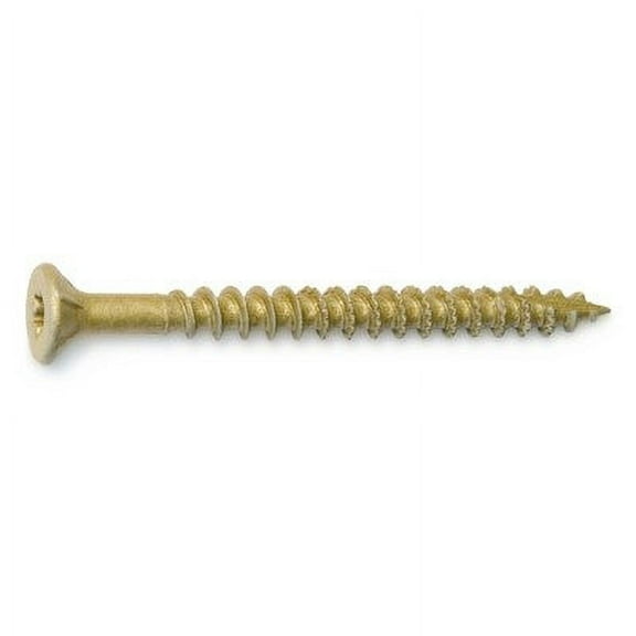 #12 x 2-1/2" Tan XL1500 Star Bugle Head Wood Screws (30 pcs.)