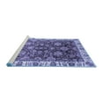thumbnail image 2 of Ahgly Company Machine Washable Indoor Rectangle Oriental Blue Traditional Area Rugs, 8' x 10', 2 of 4