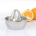 thumbnail image 6 of Vacemry Stainless Steel Citrus JuicerStainless Steel Lemon Orange Squeezer Hand Press Juicer, Manual Fruit Juice Extractor for Kitchen, Easy to Clean Two-Piece Construction for Citrus Fruits, 6 of 9