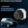 thumbnail image 2 of Módulo de control del clima del calentador de aire acondicionado Unique Bargains para Toyota RAV4 2006-2012 para Toyota Corolla 2009-2013 Panel de interruptor HVAC Reemplazo No.55903-12100/55903-0R010, 2 of 7