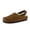 Brown, variant on Cushionaire Luz Suede Clogs for Women with Fuzzy Lining