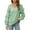 Green, variant on Women's V Neck Long Sleeve Shirts Loose Fit Tunics Ruffles off Shoulder Waffle Knit Solid Color Tops Fall Tee Blouse (XL, Pink)